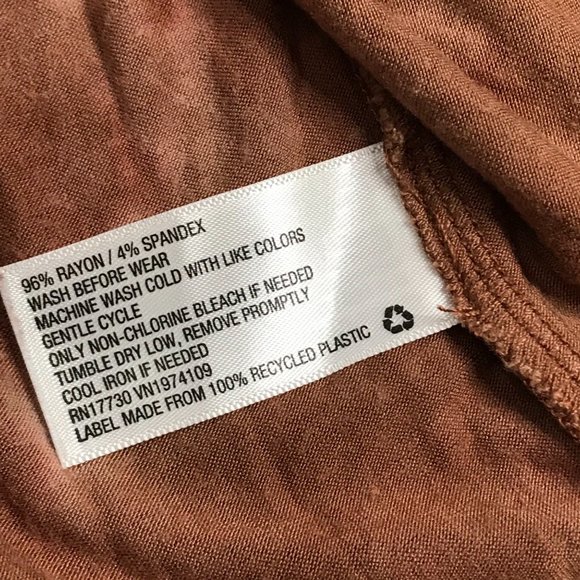 Knox‎ Rose Brown Rayon Blend Tie Dye Sleeveless Blouse Tank Top Women's Small - Picture 5 of 7